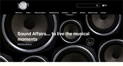 Desktop Screenshot of mysoundaffairs.com